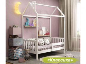 Кровать Домик Аист-1 Классика белый 1800х900 в Чебаркуле - chebarkul.mebel74.com | фото