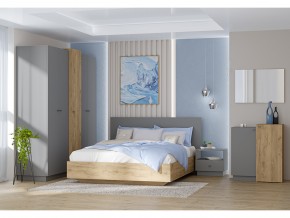 Кровать Квадро арт.031-М1 1400 Графит в Чебаркуле - chebarkul.mebel74.com | фото 2