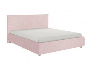 Кровать Квест 1600 велюр нежно-розовый в Чебаркуле - chebarkul.mebel74.com | фото 1