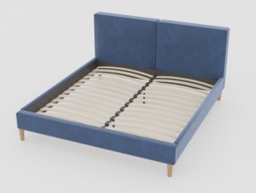 Кровать Линси 1600 синий в Чебаркуле - chebarkul.mebel74.com | фото