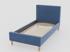Кровать Линси 900 синий в Чебаркуле - chebarkul.mebel74.com | фото 1