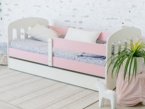 Кровать Малыш с ящиком розовый в Чебаркуле - chebarkul.mebel74.com | фото