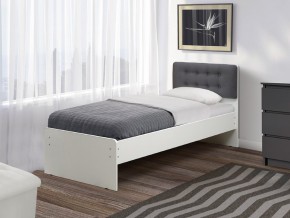 Кровать одинарная №6 800х1900 с мягкой спинкой в Чебаркуле - chebarkul.mebel74.com | фото