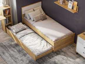 Кровать одинарная Милан выкатная с настилом в Чебаркуле - chebarkul.mebel74.com | фото