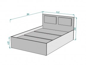 Кровать Ольга L50 ширина 1400 в Чебаркуле - chebarkul.mebel74.com | фото 3