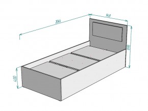 Кровать Ольга L53 ширина 900 в Чебаркуле - chebarkul.mebel74.com | фото 3