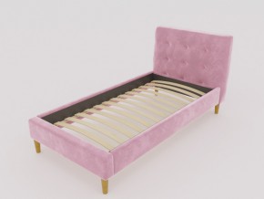Кровать Пайли 900 розовый в Чебаркуле - chebarkul.mebel74.com | фото 1