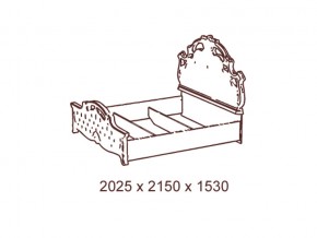 Кровать Рафаэлла 1800 с основанием в Чебаркуле - chebarkul.mebel74.com | фото 2