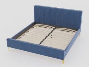 Кровать Рошаль 1800 синий в Чебаркуле - chebarkul.mebel74.com | фото