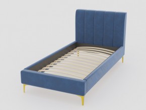Кровать Рошаль 900 синий в Чебаркуле - chebarkul.mebel74.com | фото