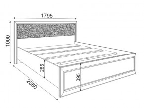 Кровать с настилом 1600 Саванна М05 в Чебаркуле - chebarkul.mebel74.com | фото 2