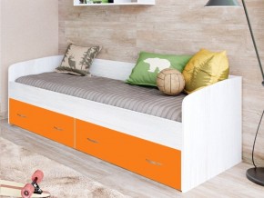 Кровать с выкатными ящиками Винтерберг, оранжевый в Чебаркуле - chebarkul.mebel74.com | фото 1