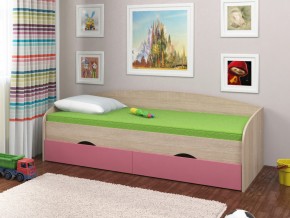 Кровать Соня 2 сонома-розовый в Чебаркуле - chebarkul.mebel74.com | фото
