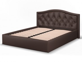 Кровать Стелла 1600 подъемная коричневая в Чебаркуле - chebarkul.mebel74.com | фото