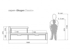 Кровать Svogen classic с ящиками и бортиком бежево-белый в Чебаркуле - chebarkul.mebel74.com | фото 2