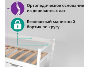 Кровать-тахта Svogen белый в Чебаркуле - chebarkul.mebel74.com | фото 2