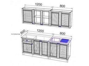 Кухня Хозяюшка 2000 фисташка в Чебаркуле - chebarkul.mebel74.com | фото 2