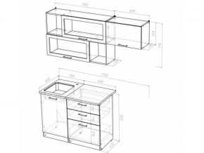 Кухонный гарнитур Алина экстра 1700 мм в Чебаркуле - chebarkul.mebel74.com | фото 5