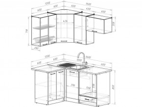 Кухонный гарнитур Антика мега прайм 1200х1600 мм в Чебаркуле - chebarkul.mebel74.com | фото 6