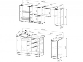 Кухонный гарнитур Антика ультра 2000 мм в Чебаркуле - chebarkul.mebel74.com | фото 6