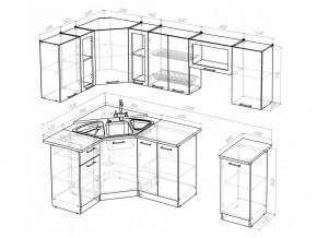 Кухонный гарнитур Арина оптима 1300х2500 мм в Чебаркуле - chebarkul.mebel74.com | фото 6