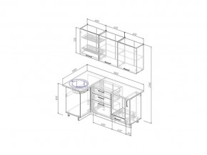 Кухонный гарнитур Крафт 1800х1000 в Чебаркуле - chebarkul.mebel74.com | фото 2