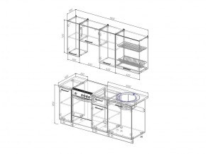 Кухонный гарнитур Лада 1800 в Чебаркуле - chebarkul.mebel74.com | фото 3