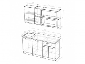 Кухонный гарнитур Лариса стандарт 3 1600 мм в Чебаркуле - chebarkul.mebel74.com | фото 5