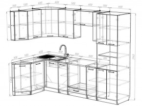 Кухонный гарнитур Лоретта гранд прайм 2600х1400 мм в Чебаркуле - chebarkul.mebel74.com | фото 4