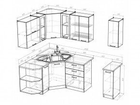 Кухонный гарнитур Лира оптима 1500х1800 мм в Чебаркуле - chebarkul.mebel74.com | фото 5