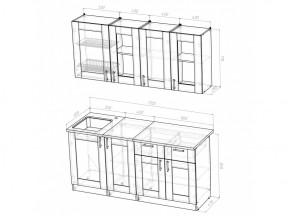 Кухонный гарнитур Ника демо 1700 мм в Чебаркуле - chebarkul.mebel74.com | фото 4