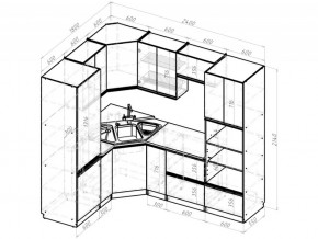 Кухонный гарнитур Сюита оптима 1800х2400 мм в Чебаркуле - chebarkul.mebel74.com | фото 6