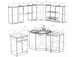 Кухонный гарнитур Симона мега оптима 2100х1500 мм в Чебаркуле - chebarkul.mebel74.com | фото 6