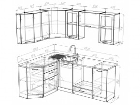 Кухонный гарнитур Симона мега прайм 2000х1500 мм в Чебаркуле - chebarkul.mebel74.com | фото 5