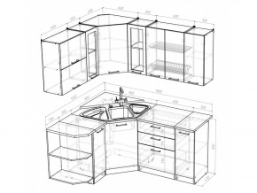 Кухонный гарнитур Инна оптима 1500х1800 мм в Чебаркуле - chebarkul.mebel74.com | фото 5