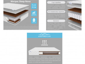 Матрас Sleep Nova шириной 1200 мм в Чебаркуле - chebarkul.mebel74.com | фото 2