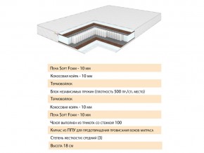 Матрас Телла 140х200 в Чебаркуле - chebarkul.mebel74.com | фото 2