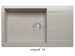 Мойка гранитная Gals-862 Серый 14 в Чебаркуле - chebarkul.mebel74.com | фото 1