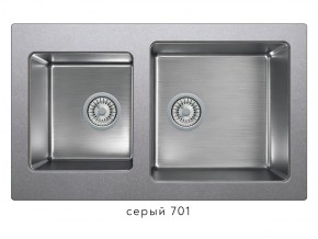 Мойка комбинированная Tolero twist TTS-840 Серый 701 в Чебаркуле - chebarkul.mebel74.com | фото