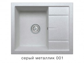 Мойка кварцевая Tolero R-107 Серый металлик 001 в Чебаркуле - chebarkul.mebel74.com | фото 1