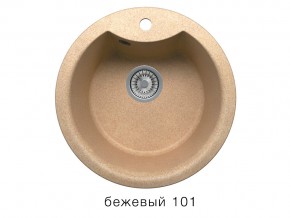 Мойка кварцевая Tolero R-108E Бежевый 101 в Чебаркуле - chebarkul.mebel74.com | фото 1