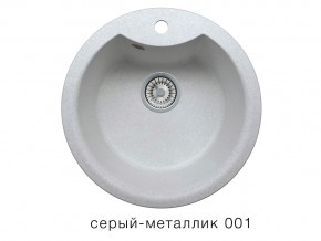 Мойка кварцевая Tolero R-108E Серый металлик 001 в Чебаркуле - chebarkul.mebel74.com | фото 1