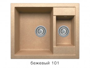 Мойка кварцевая Tolero R-109 Бежевый 101 в Чебаркуле - chebarkul.mebel74.com | фото 1