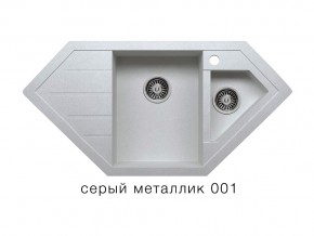 Мойка кварцевая Tolero R-114 Серый металлик 001 в Чебаркуле - chebarkul.mebel74.com | фото 1