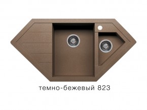 Мойка кварцевая Tolero R-114 Темно-бежевый 823 в Чебаркуле - chebarkul.mebel74.com | фото 1