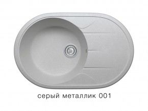 Мойка кварцевая Tolero R-116 Серый металлик 001 в Чебаркуле - chebarkul.mebel74.com | фото 1