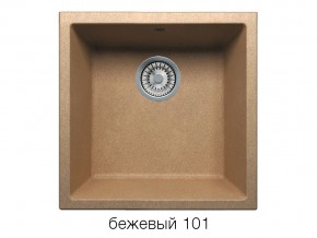 Мойка кварцевая Tolero R-128 Бежевый 101 в Чебаркуле - chebarkul.mebel74.com | фото 1