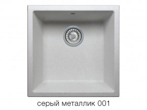 Мойка кварцевая Tolero R-128 Серый металлик 001 в Чебаркуле - chebarkul.mebel74.com | фото 1