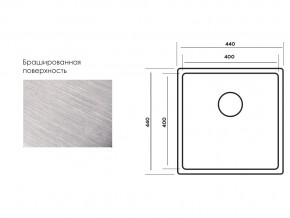 Мойка Longran Techno TEB400.400 -GT10P в Чебаркуле - chebarkul.mebel74.com | фото 3