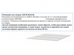 Основание из ЛДСП 0,9х2,0м в Чебаркуле - chebarkul.mebel74.com | фото